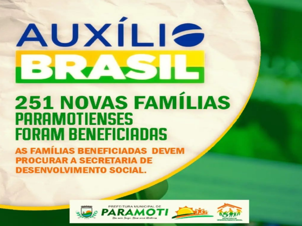 Prefeitura de Paramoti agora tem um novo número.