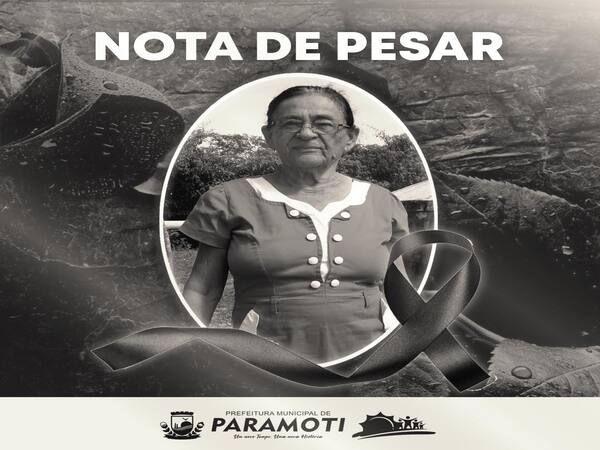 NOTA DE PESAR            