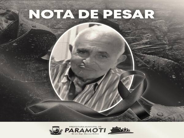 NOTA DE PESAR  