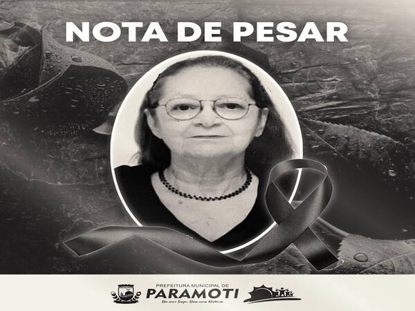 NOTA DE PESAR  